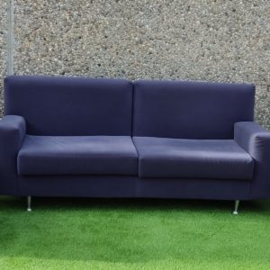 Sofa y butacas azules