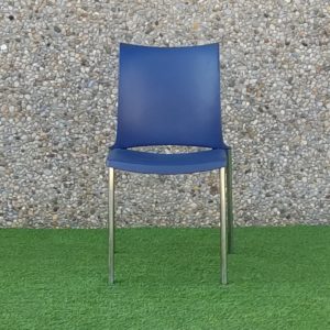 Cadira confident en blau